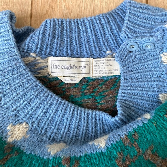 90s Eagles Eye handknit wool sweater - Picture 11 of 11